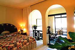 A Hemingways Deluxe Room.